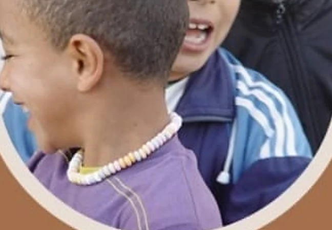 Lachende kinderen in Marokko